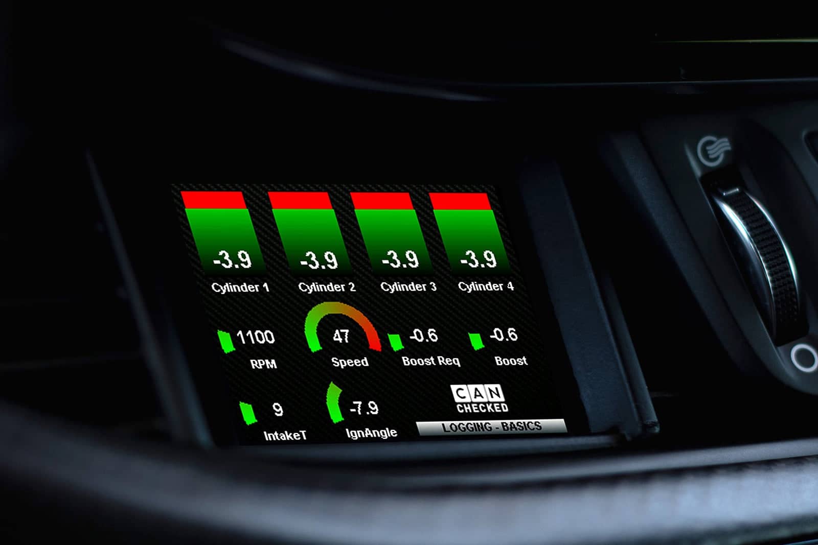 Kies-Motorsports IND Distribution CANchecked Hyundai PD i30N Pre-Facelift MFD28 Multi Function Display | 2.8" Gen2 (LHD)