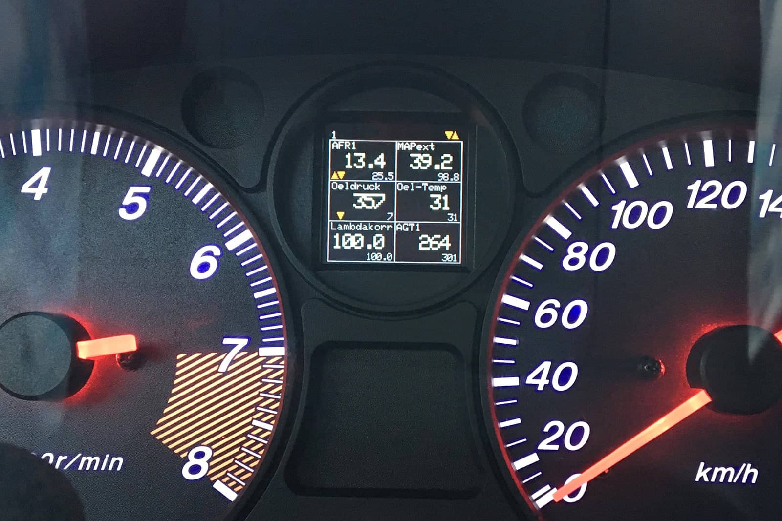 Kies-Motorsports IND Distribution CANchecked Mazda NA Miata MX-5 MFA2.0 Multi Function Display | 1.5" Gen2 Cluster Install (LHD/RHD)