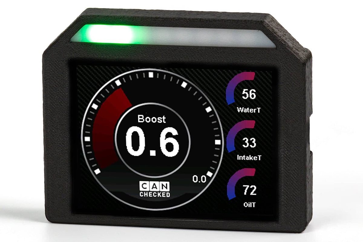 Kies-Motorsports IND Distribution CANchecked MFD32S Multi Function Universal Display | 3.2" Gen2 with Integrated Shiftlight