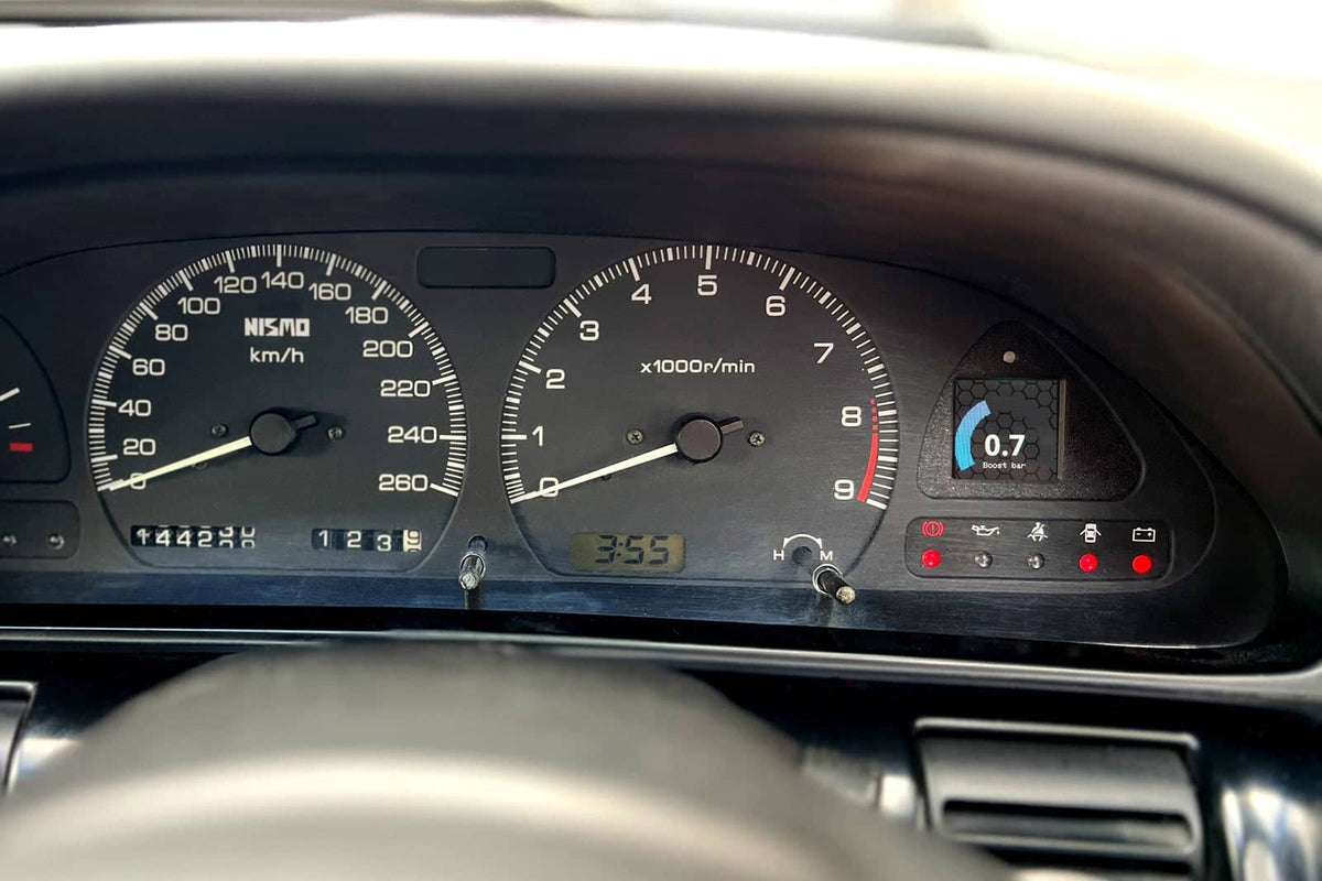 Kies-Motorsports IND Distribution CANchecked Nissan 200SX S13 MFA2.0 Multi Function Display | 1.5" Gen2 Cluster Install (LHD/RHD)