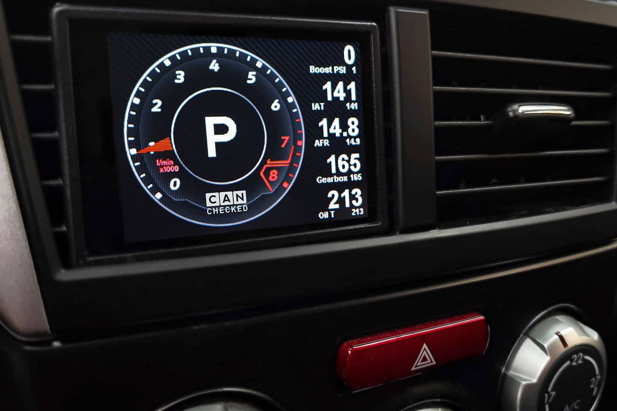 Kies-Motorsports IND Distribution CANchecked Subaru GR Impreza WRX (MK3) MFD32 Multi Function Display | 3.2" Gen2 (LHD)