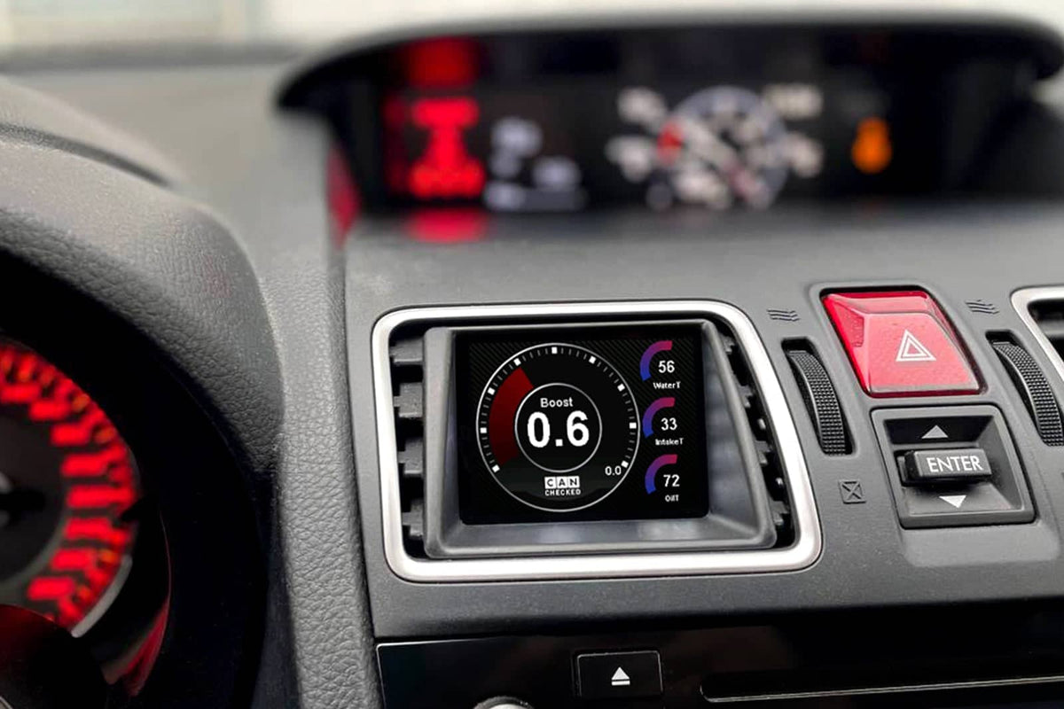 Kies-Motorsports IND Distribution CANchecked Subaru VA WRX / STI (MK4) MFD28 Multi Function Display | 2.8" Gen2 (LHD)