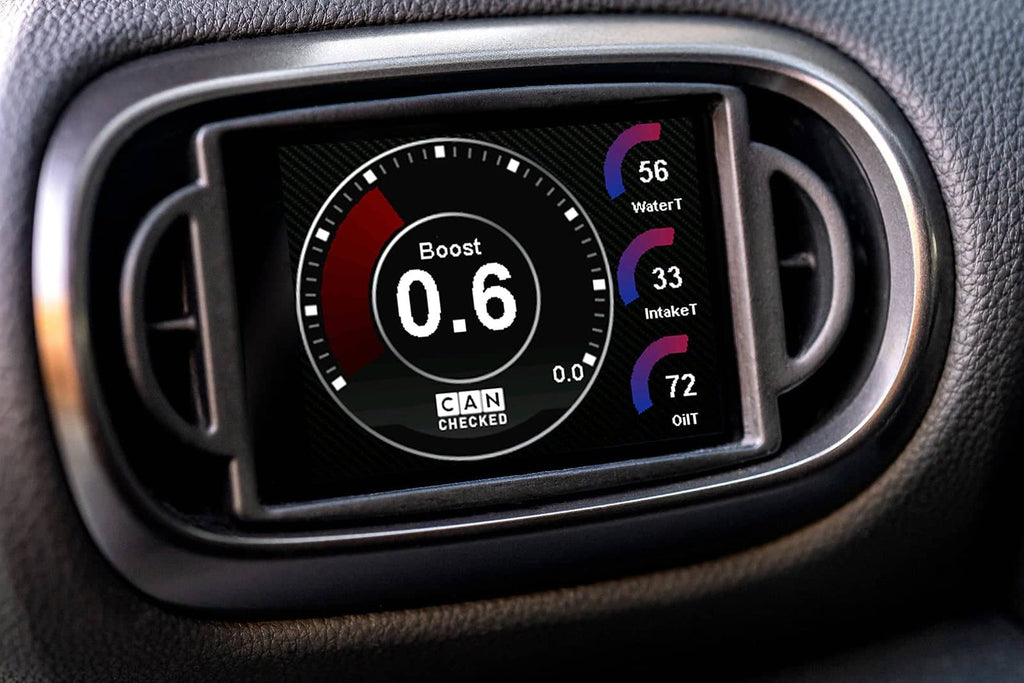 Kies-Motorsports IND Distribution CANchecked Toyota XP210 Yaris MFD32 Multi Function Display | 3.2" Gen2 (LHD) - For Standalone ECU