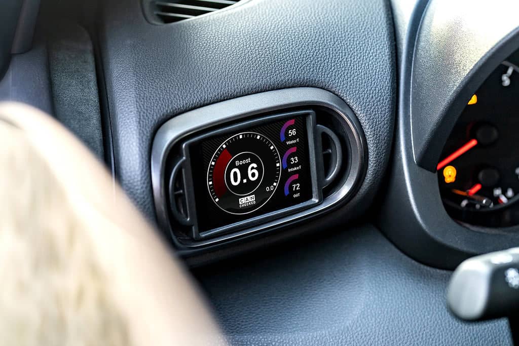 Kies-Motorsports IND Distribution CANchecked Toyota XP210 Yaris MFD32 Multi Function Display | 3.2" Gen2 (LHD) - For Standalone ECU
