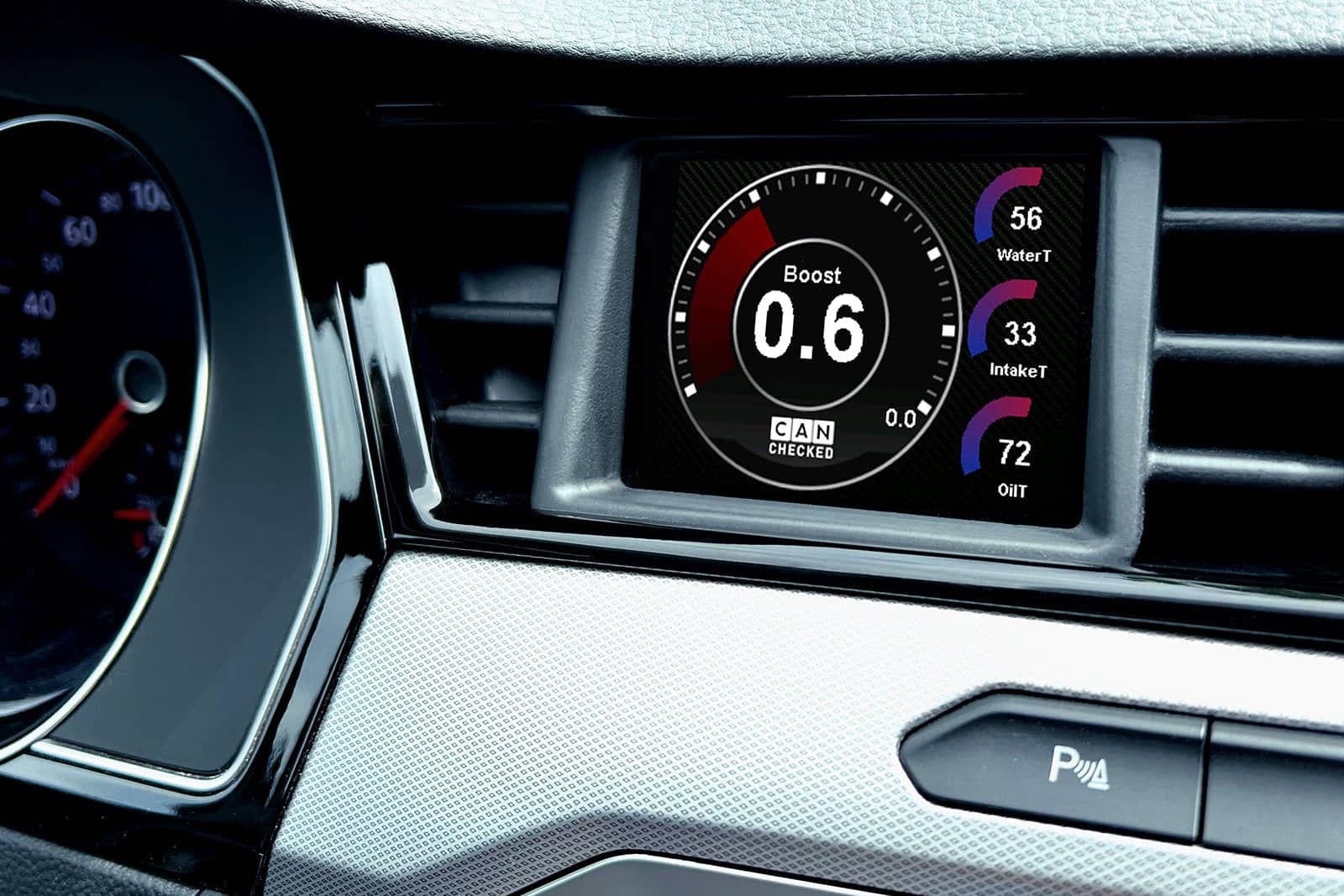 Kies-Motorsports IND Distribution CANchecked VW B8 Passat MFD32 Multi Function Display | 3.2" Gen2 (LHD)