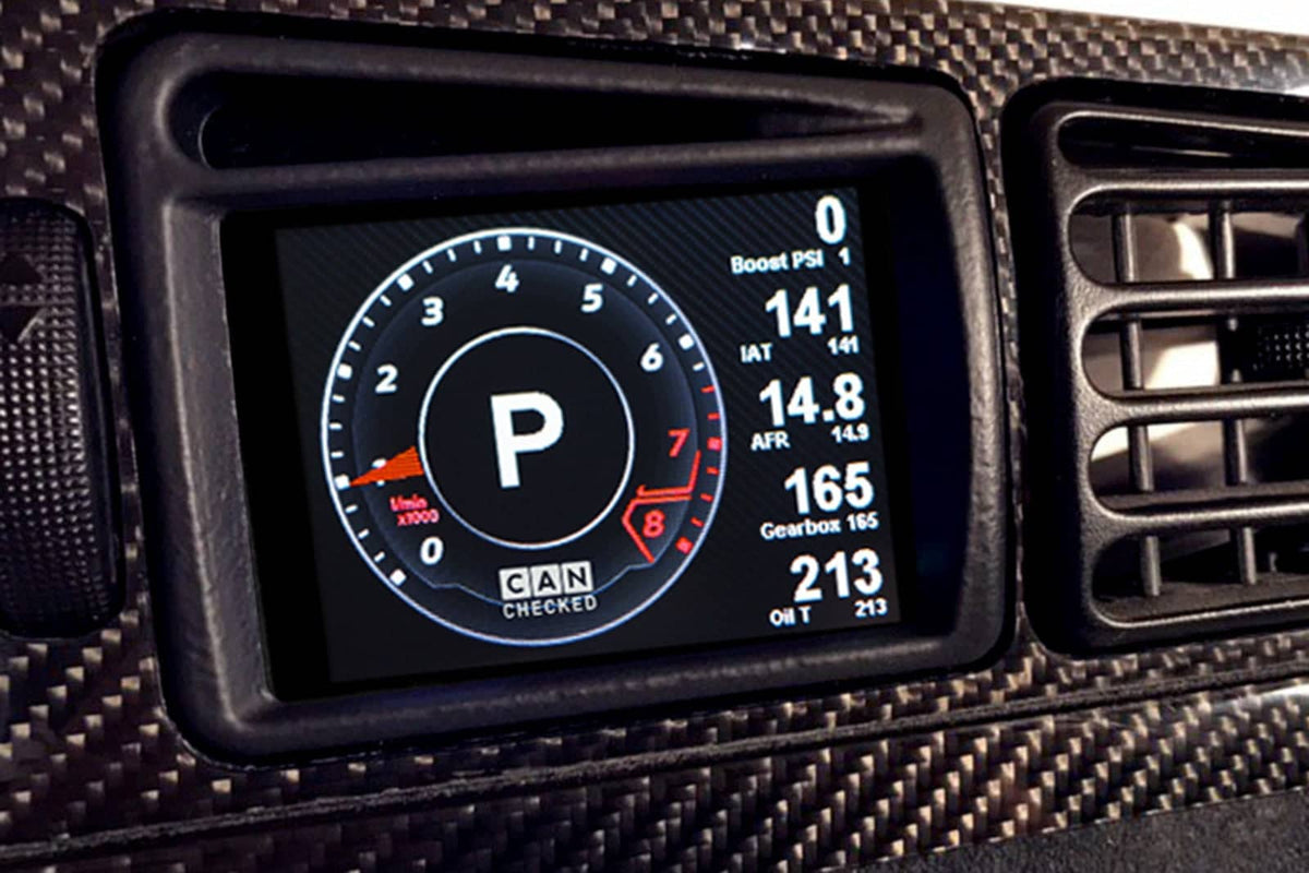 Kies-Motorsports IND Distribution CANchecked VW Corrado Facelift MFD28 Multi Function Display | 2.8" Gen2 (LHD)