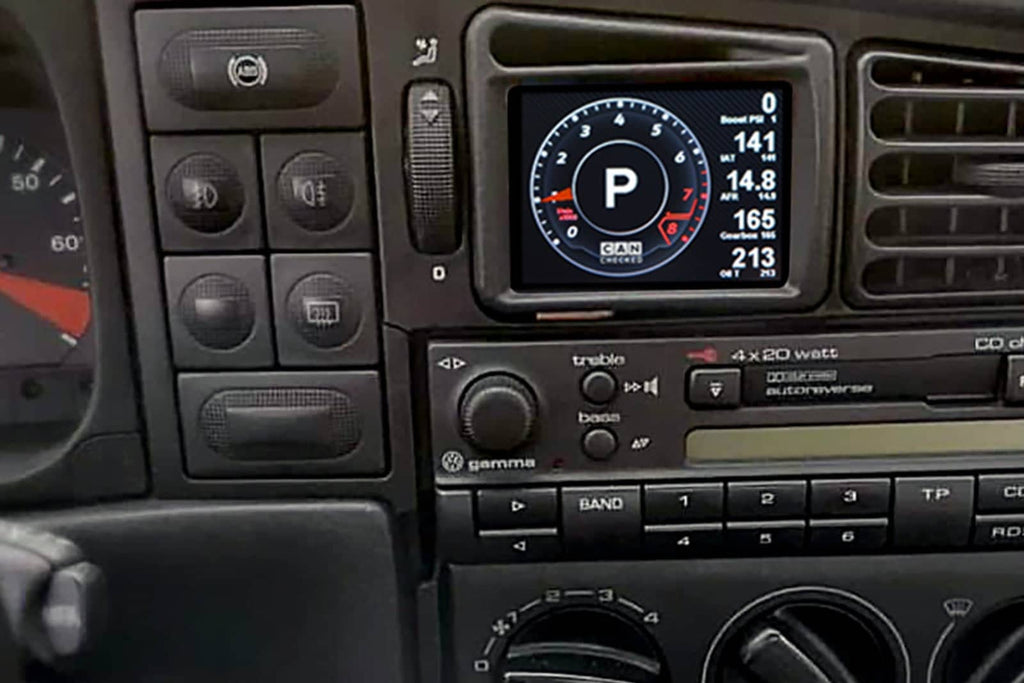 Kies-Motorsports IND Distribution CANchecked VW Corrado Facelift MFD28 Multi Function Display | 2.8" Gen2 (LHD)