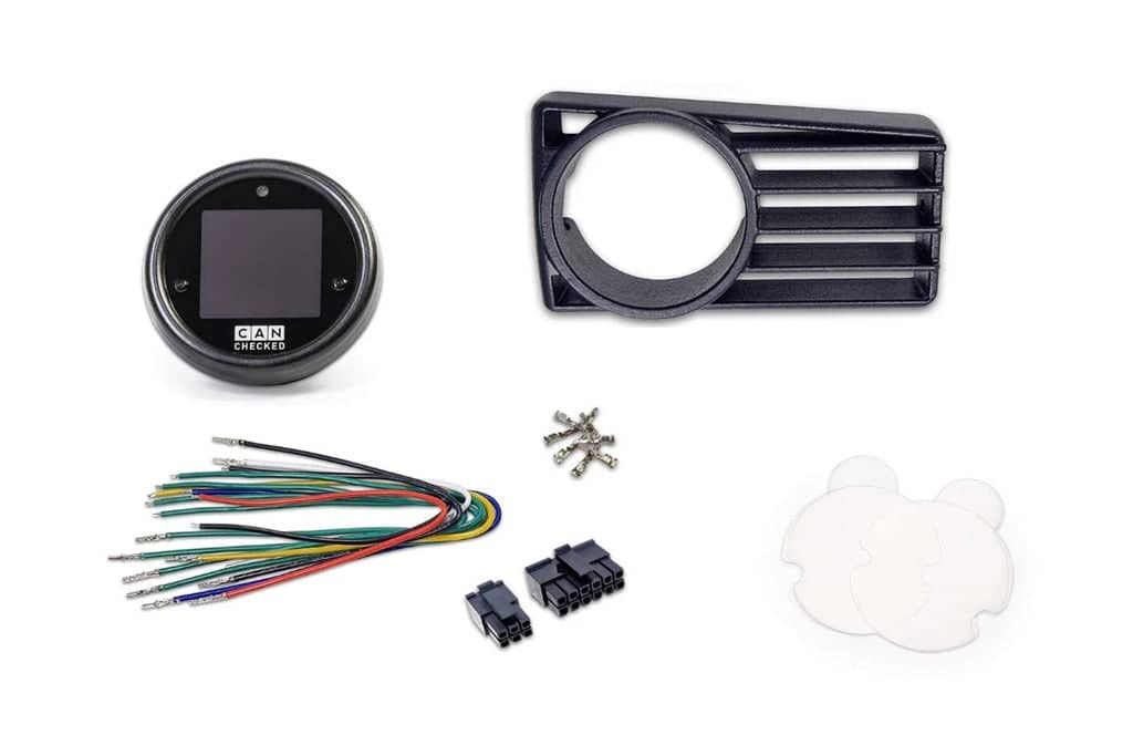 Kies-Motorsports IND Distribution CANchecked VW MK3 Golf MFD15 Multi Function Display | 1.5" Gen2 (LHD)