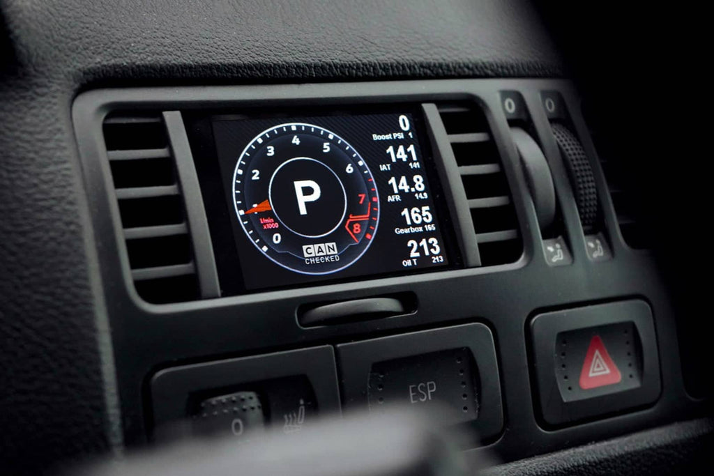 Kies-Motorsports IND Distribution CANchecked VW MK4 Golf Facelift MFD28 Multi Function Display | 2.8" Gen2 (LHD)