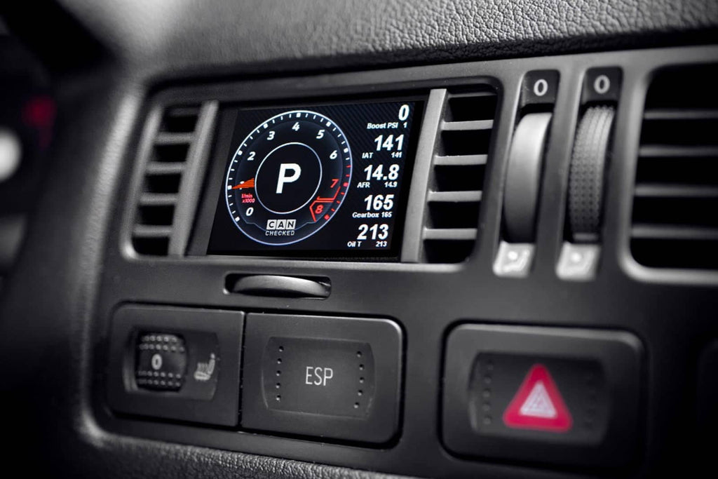 Kies-Motorsports IND Distribution CANchecked VW MK4 Golf Facelift MFD28 Multi Function Display | 2.8" Gen2 (LHD)