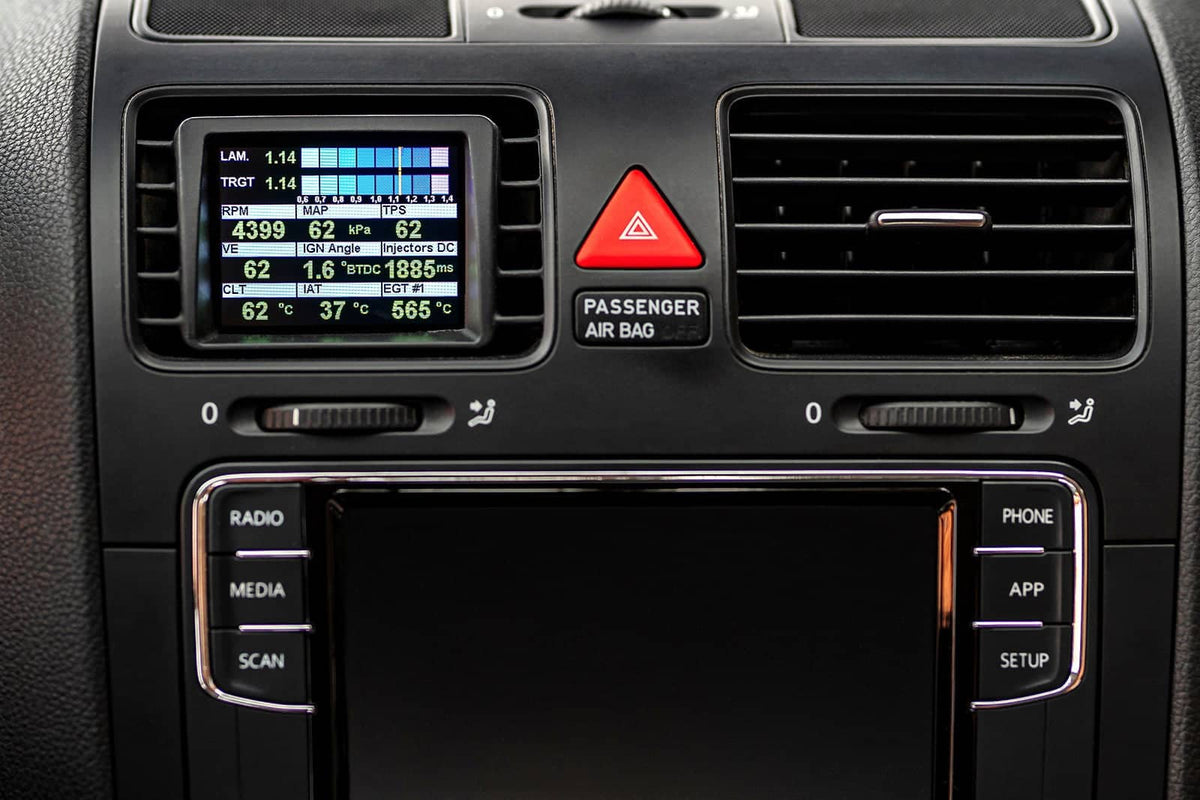 Kies-Motorsports IND Distribution CANchecked VW MK5 Golf MFD28 Multi Function Display | 2.8" Gen2 (LHD/RHD)