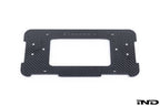 Kies-Motorsports IND Distribution Carbonex A9X GR Supra Magnetic Rear License Plate Mount Add-On Plate Mount Only (No Trunk Hardware) / Stainless Steel