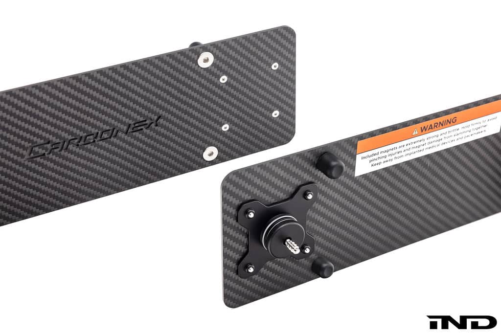 Kies-Motorsports IND Distribution Carbonex A9X GR Supra Magnetic Rear License Plate Mount - Euro Plate