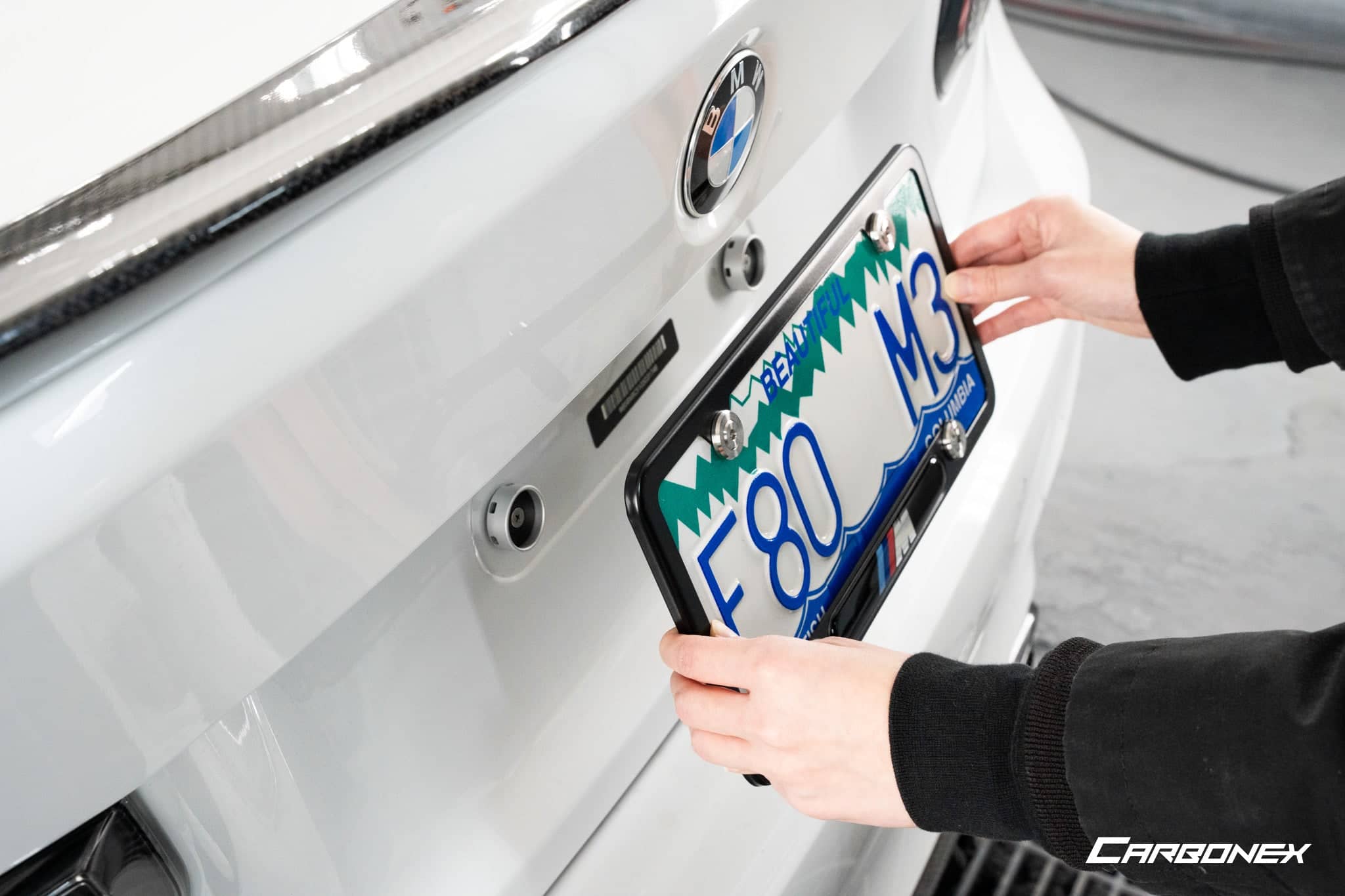 Kies-Motorsports IND Distribution Carbonex BMW Magnetic Rear License Plate Mount