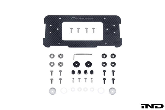 Kies-Motorsports IND Distribution Carbonex BMW Magnetic Rear License Plate Mount Full Kit / Stainless Steel