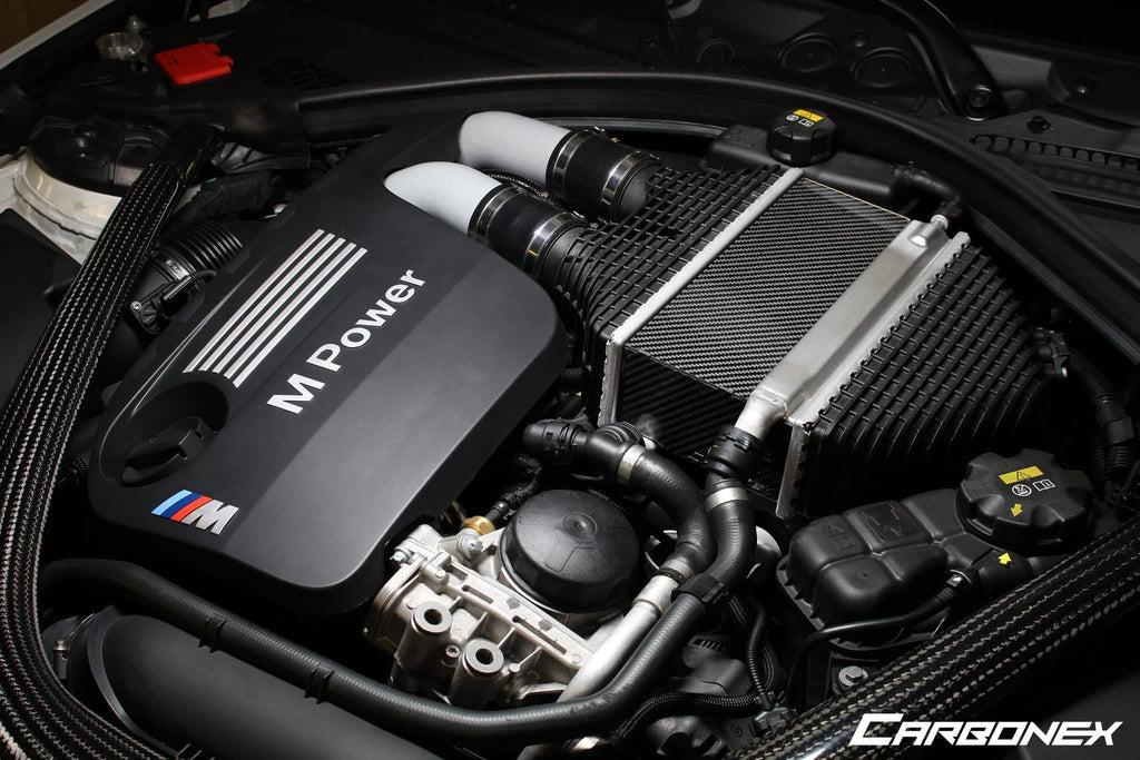 Kies-Motorsports IND Distribution Carbonex F8X (S55) Carbon Charge Cooler Cover