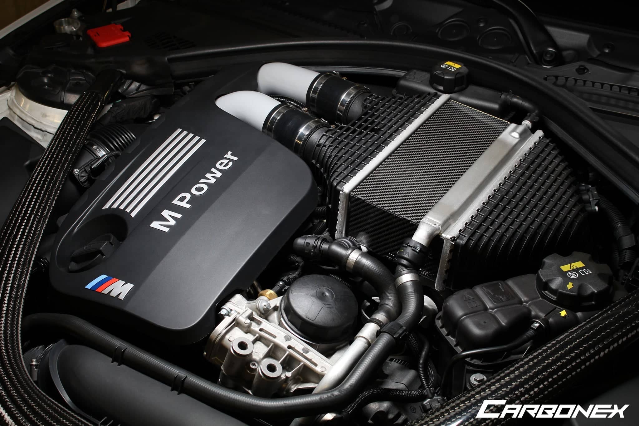 Kies-Motorsports IND Distribution Carbonex F8X (S55) Carbon Charge Cooler Cover