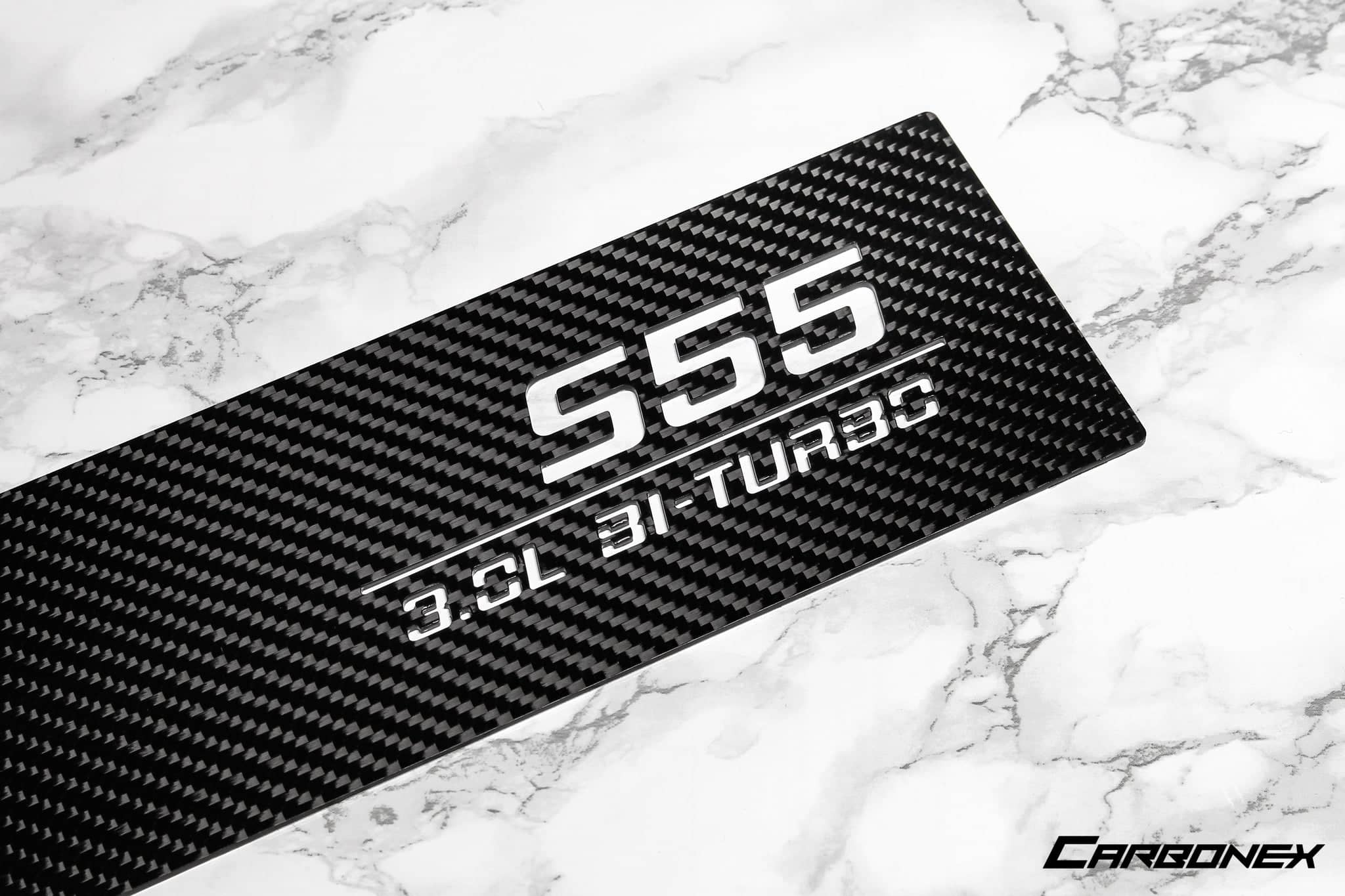 Kies-Motorsports IND Distribution Carbonex F8X (S55) Carbon Charge Cooler Cover - Engraved