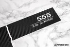Kies-Motorsports IND Distribution Carbonex F8X (S55) Carbon Charge Cooler Cover - Engraved