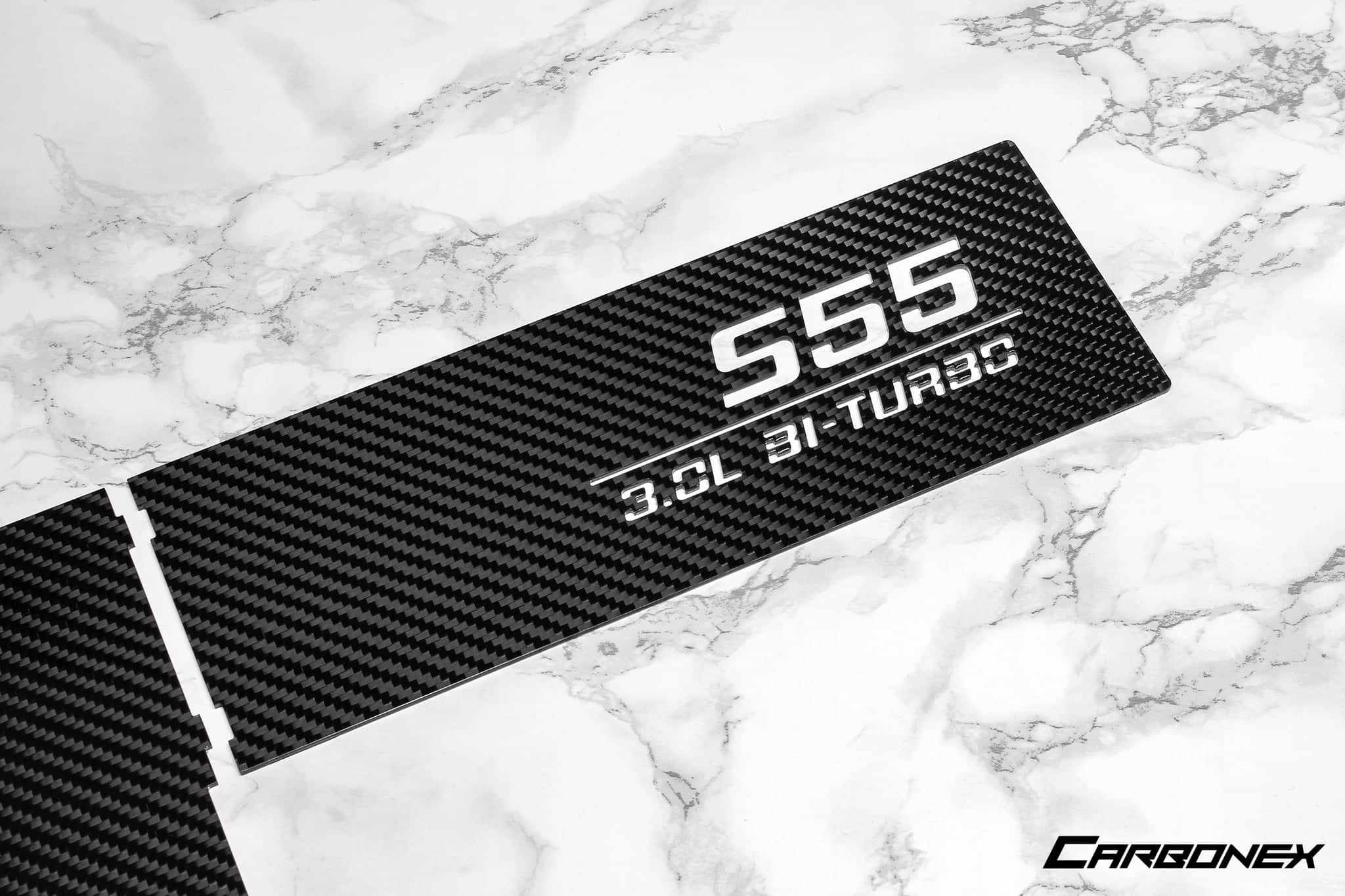 Kies-Motorsports IND Distribution Carbonex F8X (S55) Carbon Charge Cooler Cover - Engraved