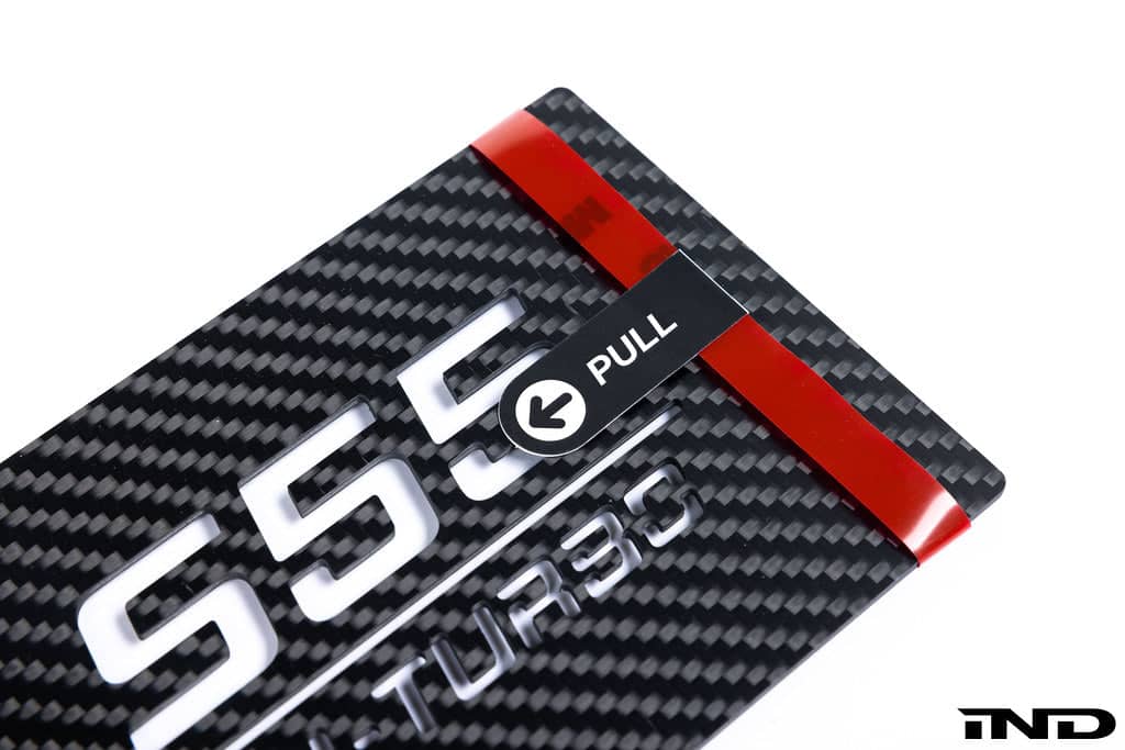 Kies-Motorsports IND Distribution Carbonex F8X (S55) Carbon Charge Cooler Cover - Engraved