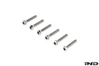 Kies-Motorsports IND Distribution Carbonex Titanium Steering Wheel Bolt Set for JQ Werks / MadTrace Racing Steering Wheel Titanium - RAW