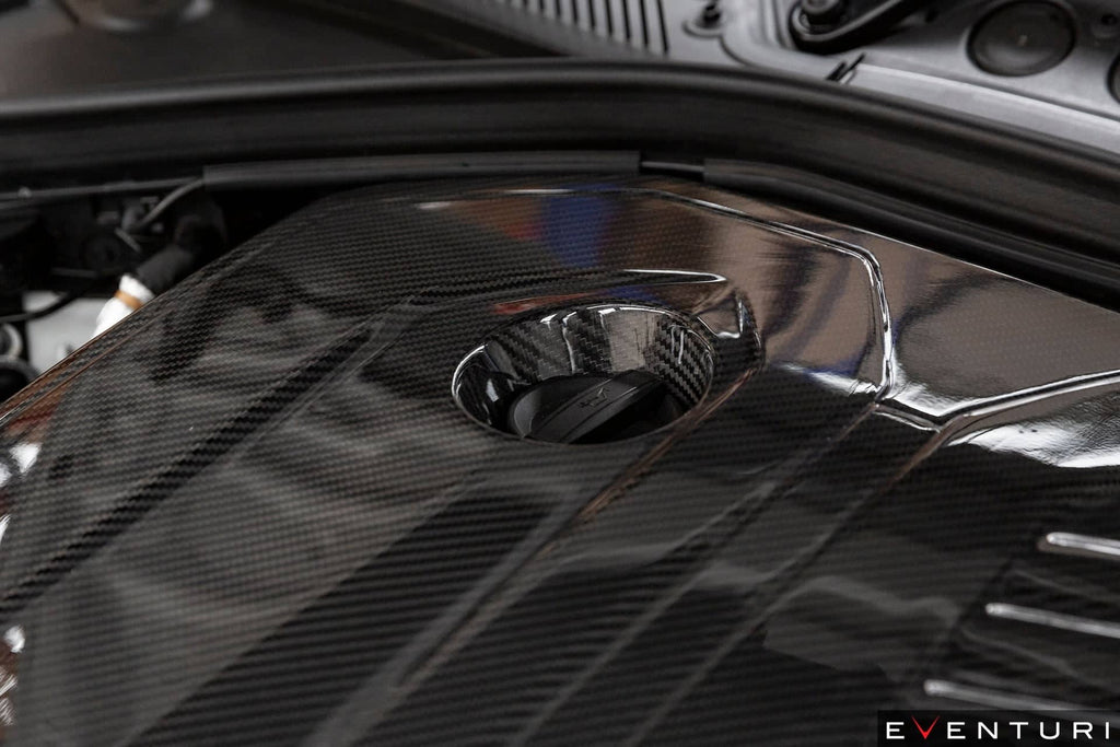 Kies-Motorsports iND Distribution Eventuri BMW B58 Black Carbon Engine Cover