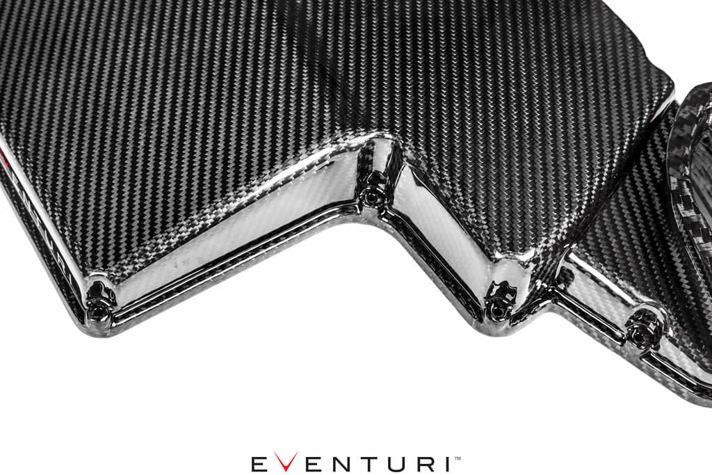 Kies-Motorsports iND Distribution Eventuri BMW E9X M3 (S65) Black Carbon Airbox Lid - Gloss
