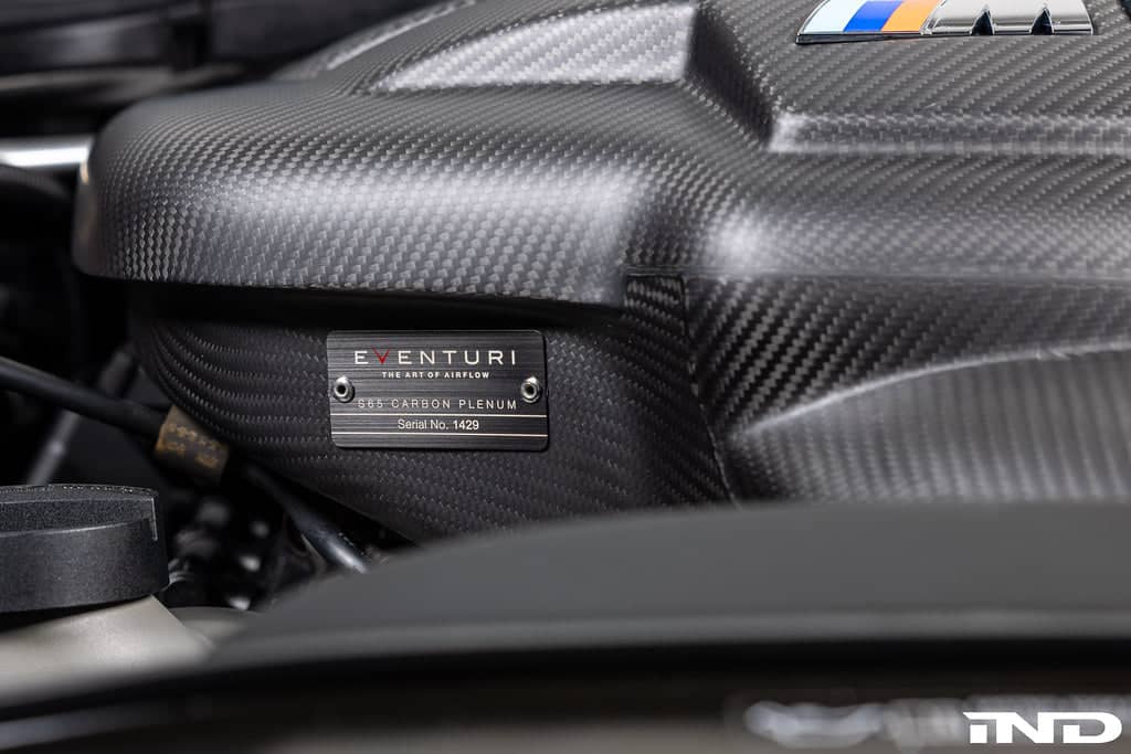Kies-Motorsports iND Distribution Eventuri BMW E9X M3 (S65) Black Carbon Inlet Plenum - Matte