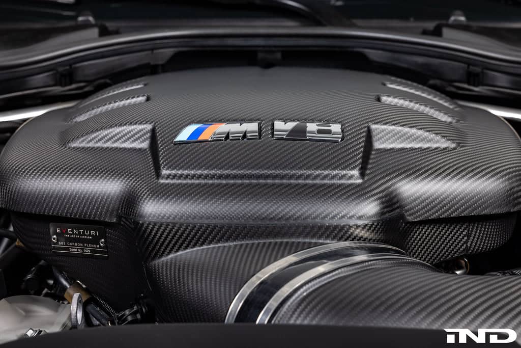 Kies-Motorsports iND Distribution Eventuri BMW E9X M3 (S65) Black Carbon Inlet Plenum - Matte