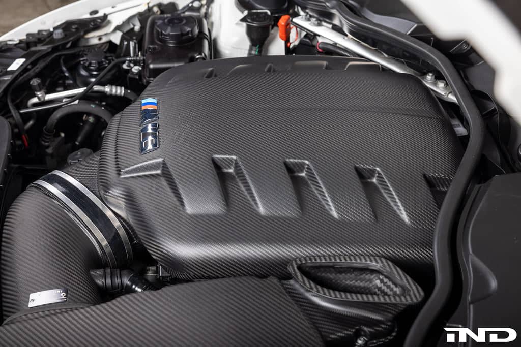Kies-Motorsports iND Distribution Eventuri BMW E9X M3 (S65) Black Carbon Inlet Plenum - Matte