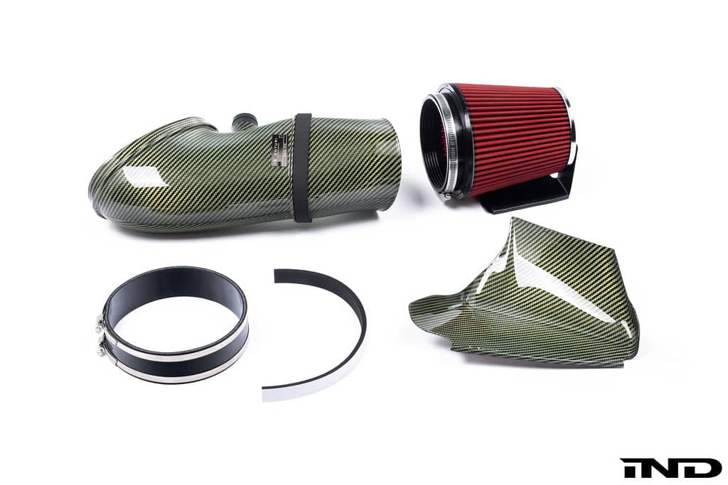 Kies-Motorsports iND Distribution Eventuri BMW E9X M3 (S65) Colored Kevlar Intake System - Yellow Yellow Kevlar