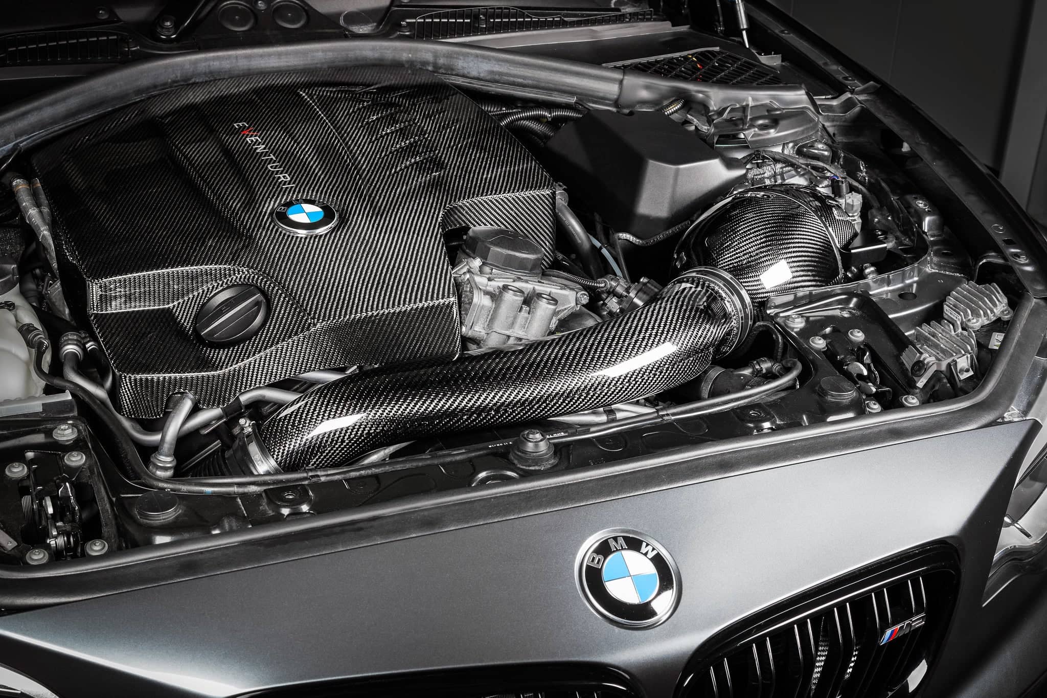 Kies-Motorsports iND Distribution Eventuri BMW F-Chassis N55 Black Carbon Intake System - V2