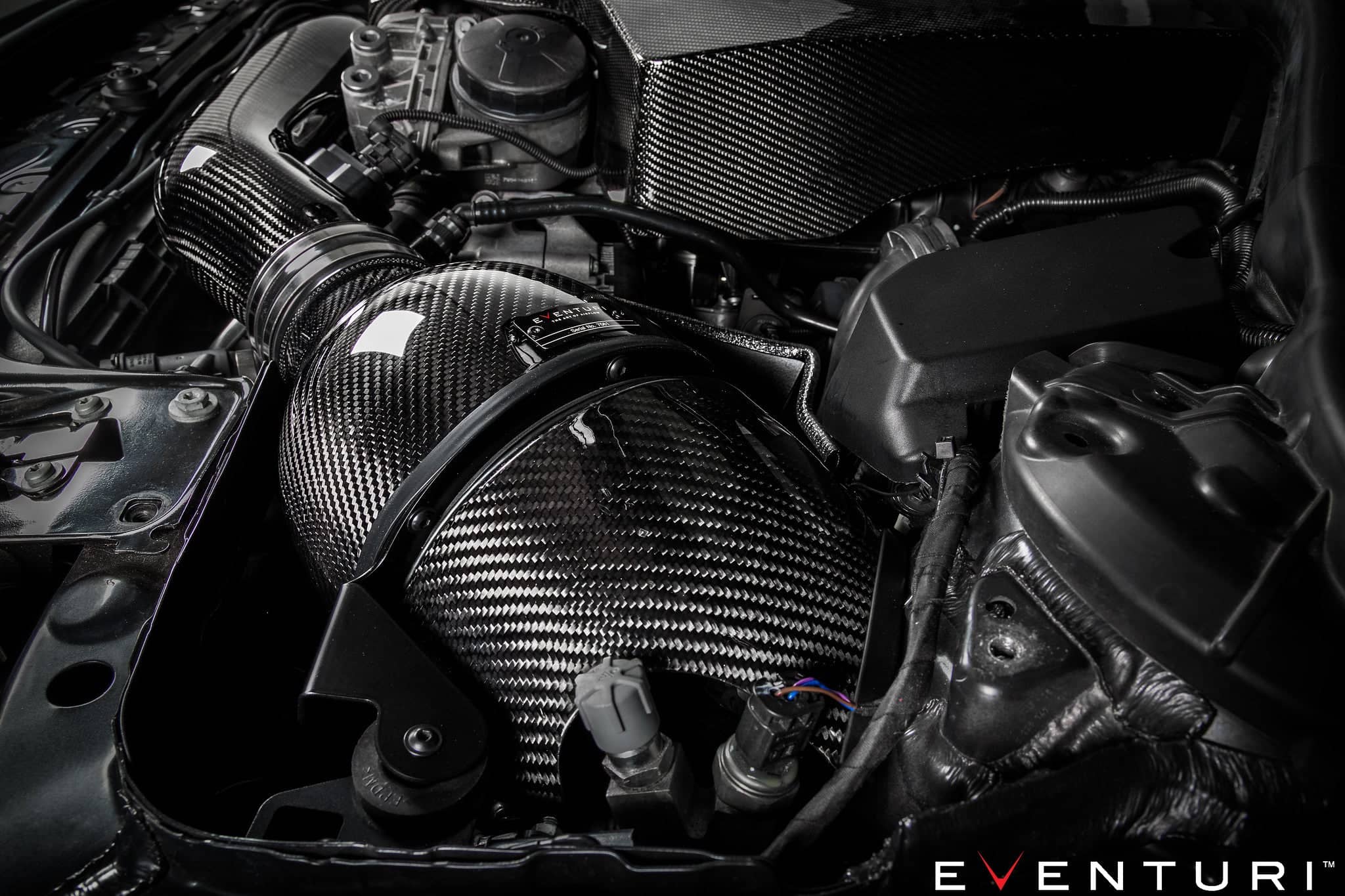 Kies-Motorsports iND Distribution Eventuri BMW F-Chassis N55 Black Carbon Intake System - V2