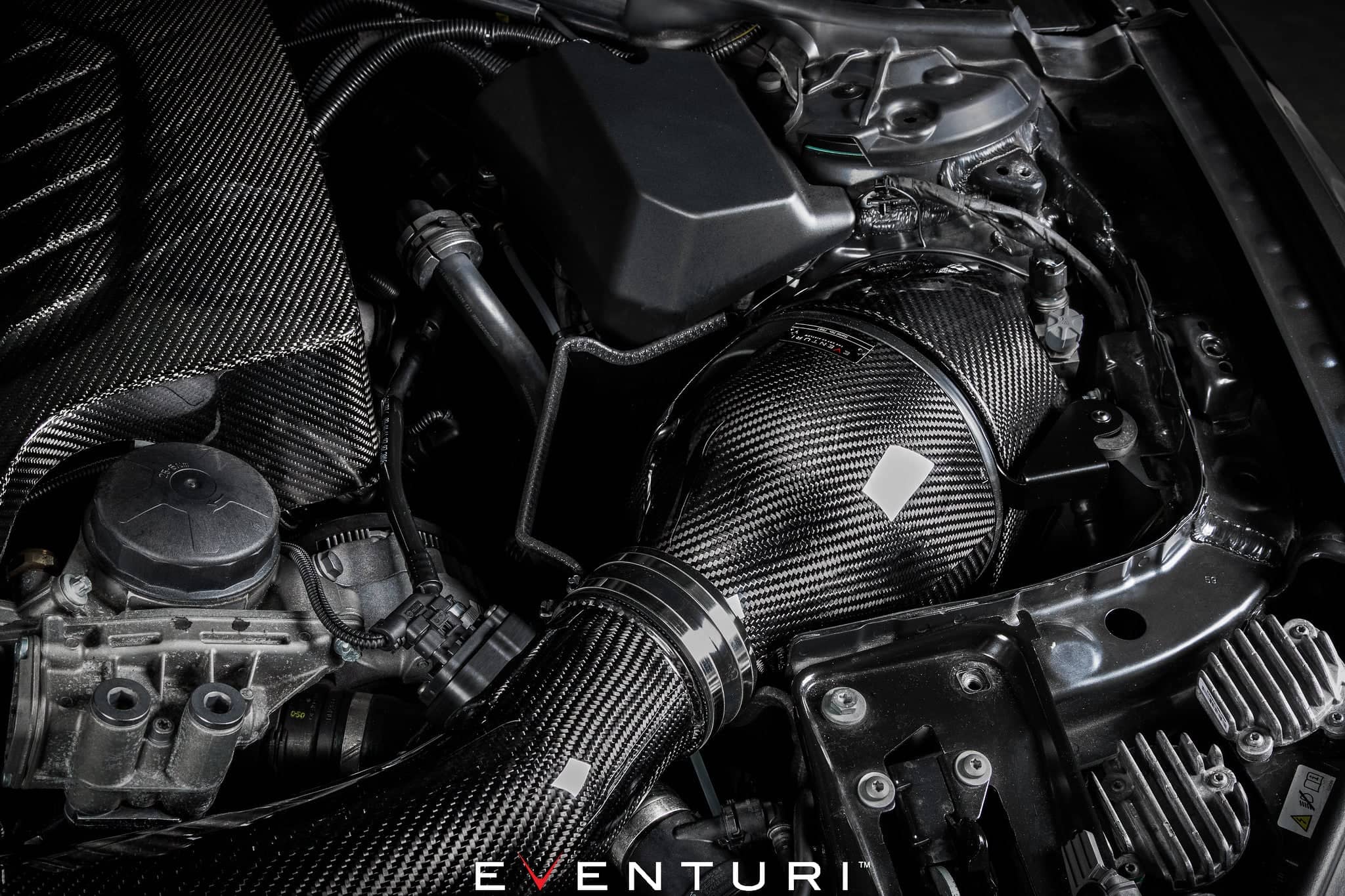 Kies-Motorsports iND Distribution Eventuri BMW F-Chassis N55 Black Carbon Intake System - V2