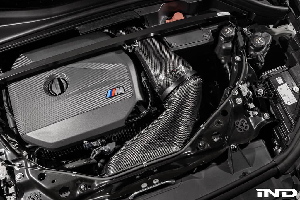 Kies-Motorsports iND Distribution Eventuri BMW F7X M135 M235 / U1X X1 X2 M35i (B48) Black Carbon Intake System