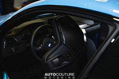 Kies-Motorsports iND Distribution Eventuri BMW F80 M3 / F82 M4 Black Carbon Seat Back Cover Set