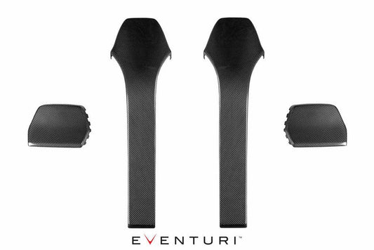 Kies-Motorsports iND Distribution Eventuri BMW F80 M3 / F82 M4 Black Carbon Seat Back Cover Set
