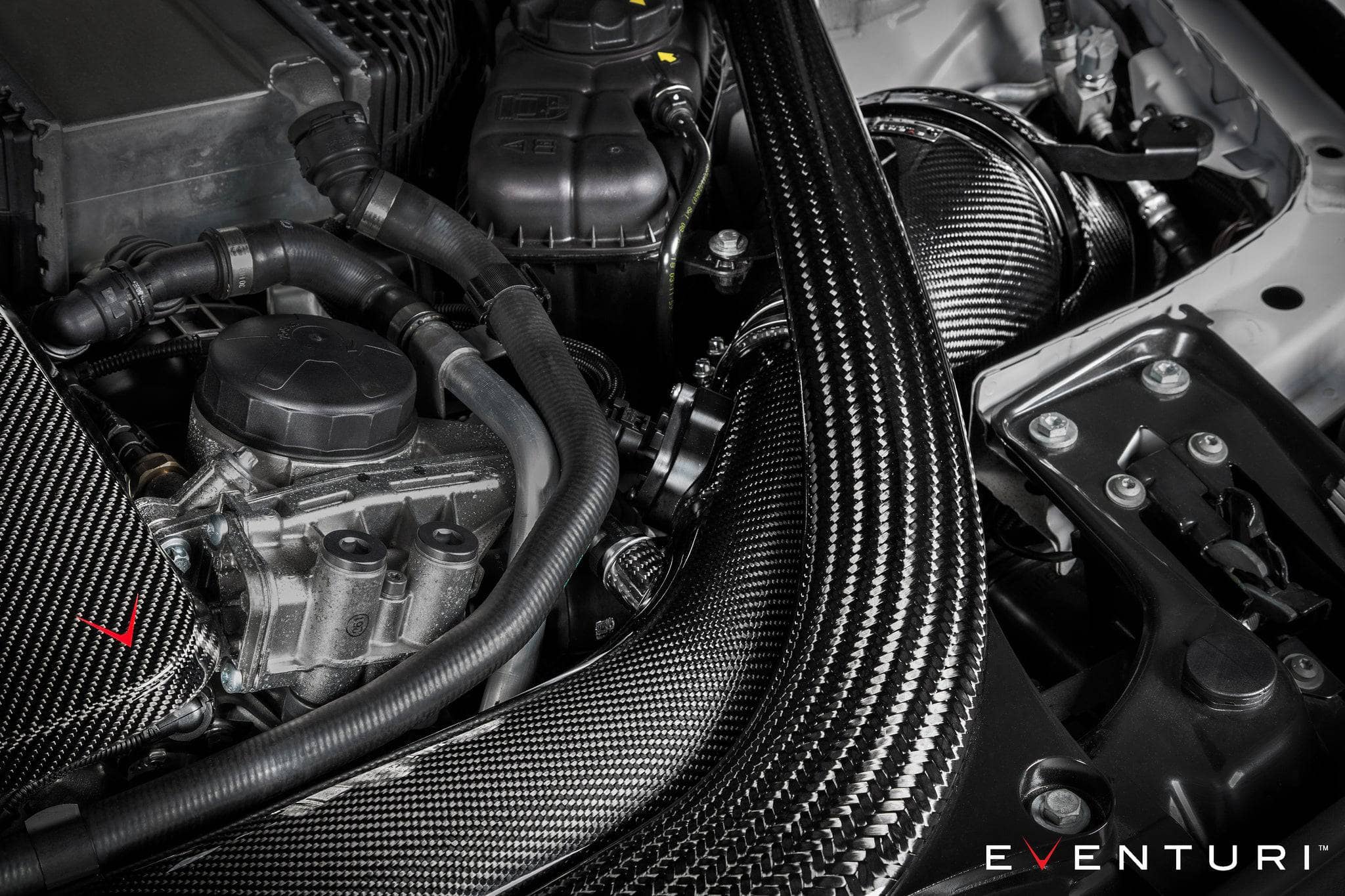 Kies-Motorsports iND Distribution Eventuri BMW F87 M2 Competition / M2 CS S55 Black Carbon Intake System