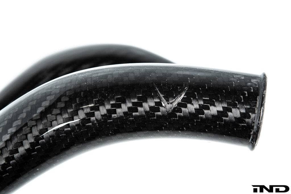 Kies-Motorsports iND Distribution Eventuri BMW F8X M2C M3 M4 S55 Black Carbon Charge Pipe Set - Gloss