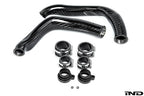 Kies-Motorsports iND Distribution Eventuri BMW F8X M2C M3 M4 S55 Black Carbon Charge Pipe Set - Gloss