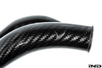 Kies-Motorsports iND Distribution Eventuri BMW F8X M2C M3 M4 S55 Black Carbon Charge Pipe Set - Gloss