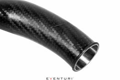 Kies-Motorsports iND Distribution Eventuri BMW F8X M2C M3 M4 S55 Black Carbon Charge Pipe Set - Matte