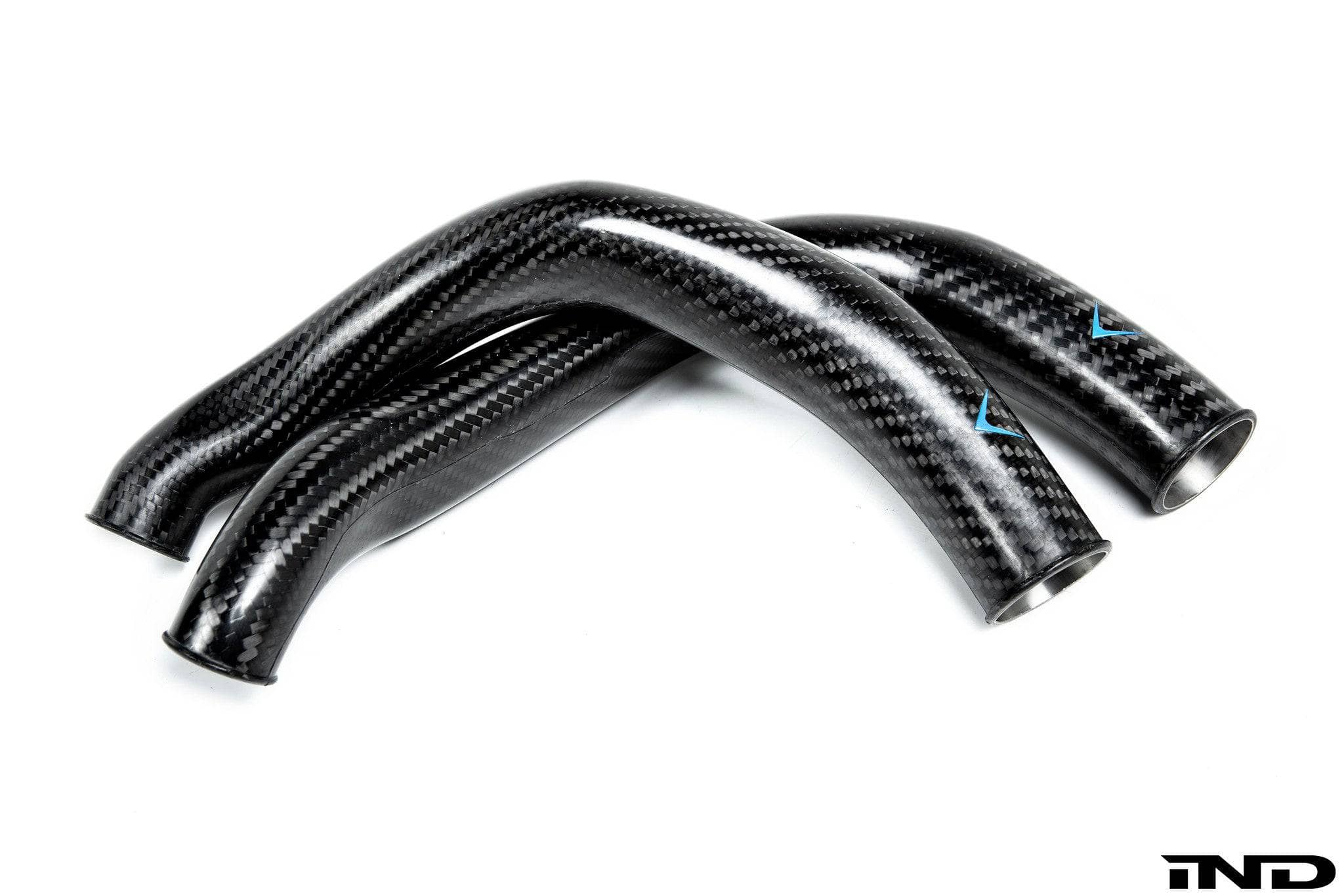Kies-Motorsports iND Distribution Eventuri BMW F8X M2C M3 M4 S55 Black Carbon Charge Pipe Set - Matte