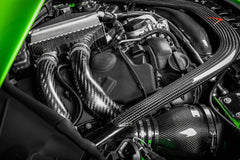 Kies-Motorsports iND Distribution Eventuri BMW F8X M2C M3 M4 S55 Black Carbon Charge Pipe Set - Matte