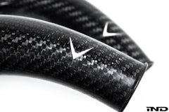 Kies-Motorsports iND Distribution Eventuri BMW F8X M2C M3 M4 S55 Black Carbon Charge Pipe Set - Matte