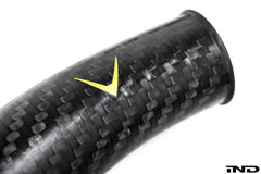 Kies-Motorsports iND Distribution Eventuri BMW F8X M2C M3 M4 S55 Black Carbon Charge Pipe Set - Matte