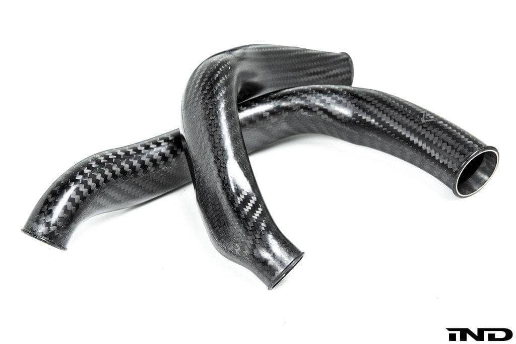 Kies-Motorsports iND Distribution Eventuri BMW F8X M2C M3 M4 S55 Black Carbon Charge Pipe Set - Matte