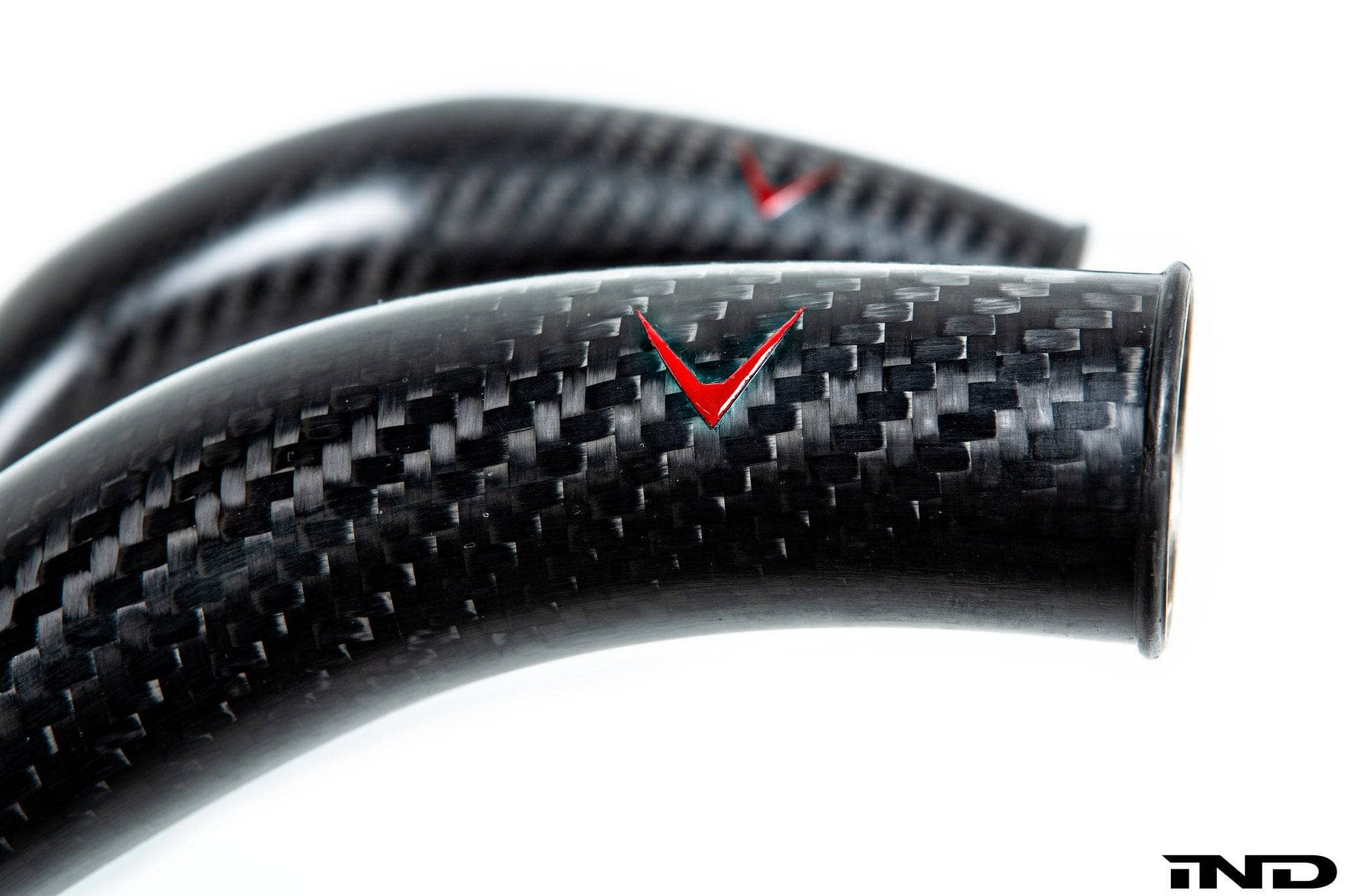 Kies-Motorsports iND Distribution Eventuri BMW F8X M2C M3 M4 S55 Black Carbon Charge Pipe Set - Matte
