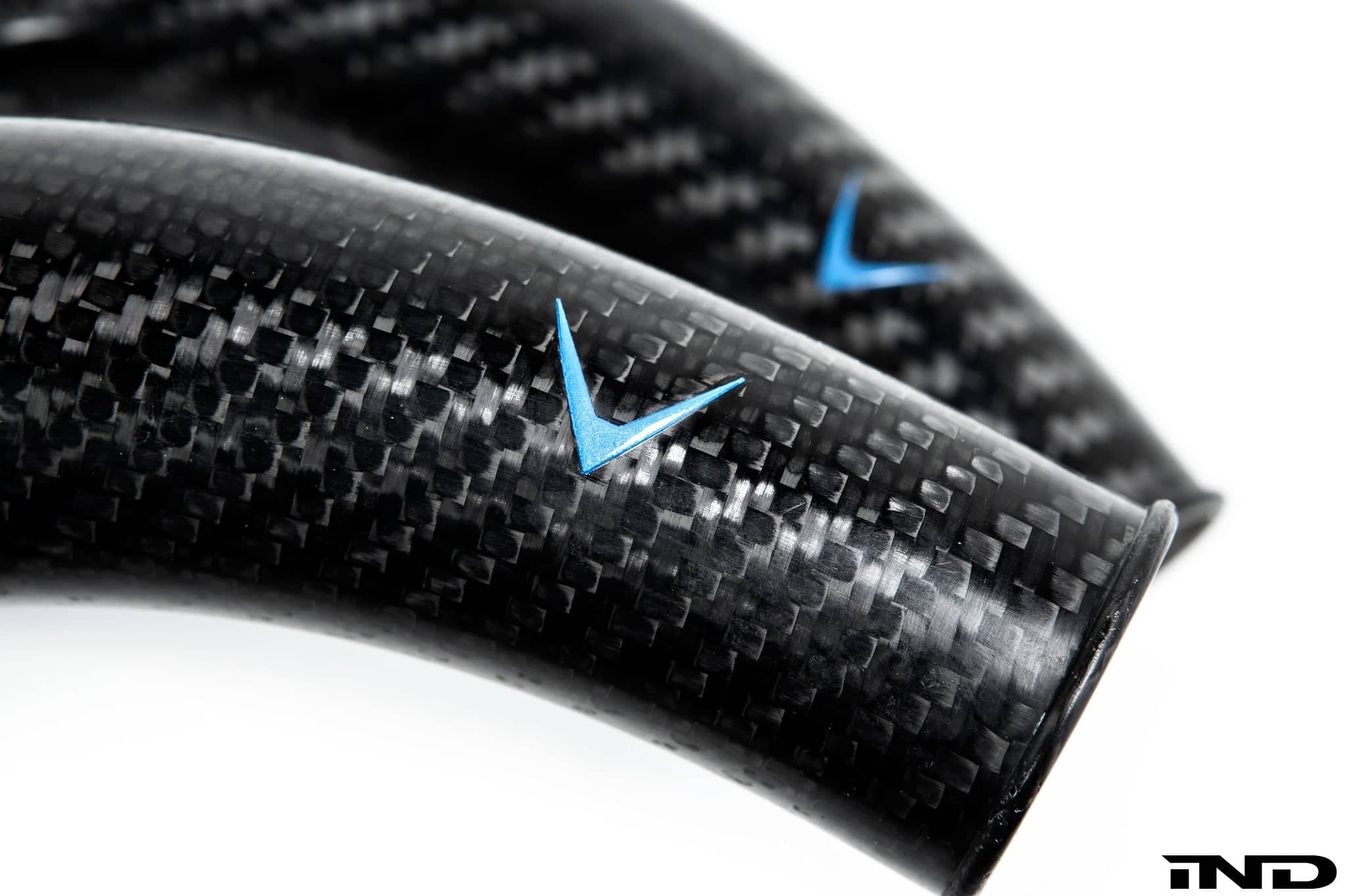 Kies-Motorsports iND Distribution Eventuri BMW F8X M2C M3 M4 S55 Black Carbon Charge Pipe Set - Matte